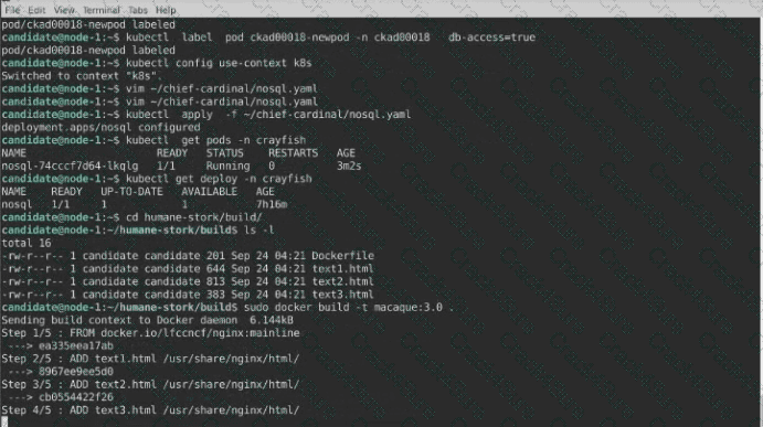 CKAD question answer